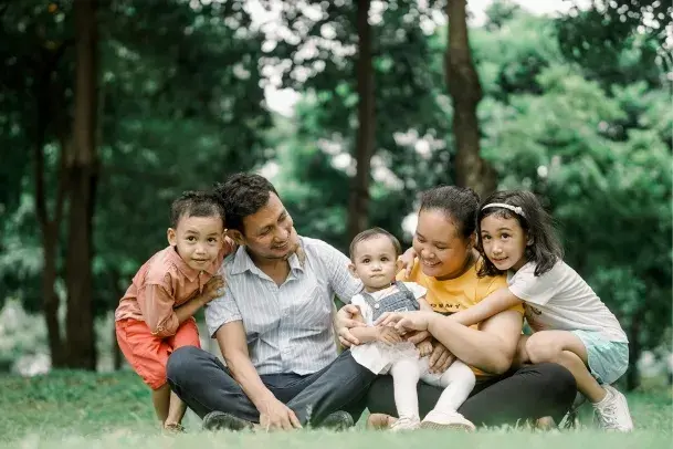 Poses espectaculares para fotos familiares